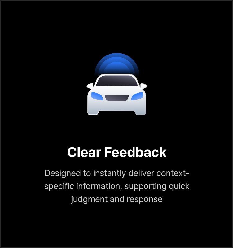 상황별로 필요한 정보를 즉시 전달해판단과 반응을 돕는 설계